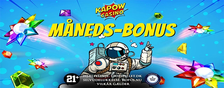 100% match bonus med koden- Bang hos KapowCasino