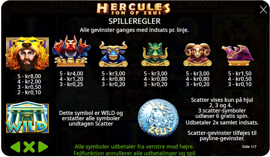 Bonusfunktioner og Free Spins