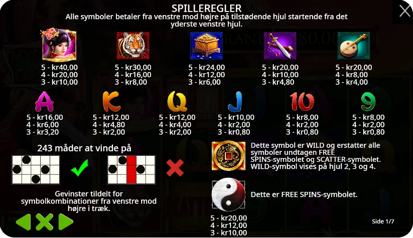 Bonusfunktioner og mystery-symboler