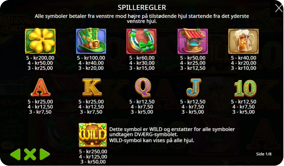 Bonusfunktioner og specialsymboler