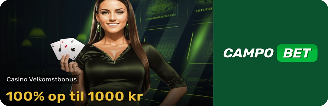CampoBet - Indbetalings casino velkomstbonus