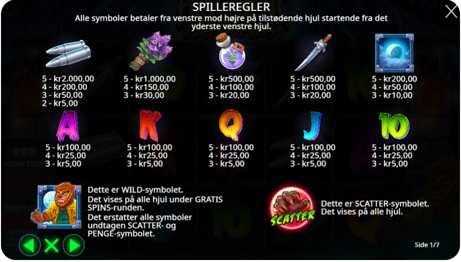 Ekstrafunktioner og freespins med flair