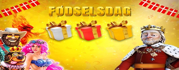 Kom til fødselsdagsfest på Royal Casino og finde kontanter samt free spins i dag