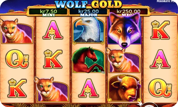 Grafik, lyd og animationer wolf gold