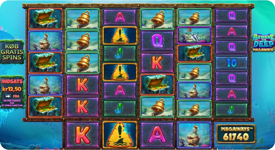 Grafik, lyd og visuelle detaljer under havet