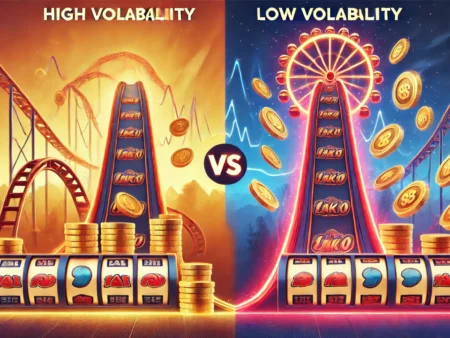 Høj volatilitet vs. Lav volatilitet spillemaskiner