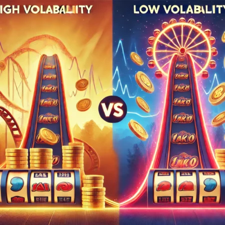 Høj volatilitet vs. Lav volatilitet spillemaskiner