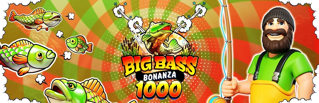 Kapow Casino: 5 Free Spins til Big Bass Bonanza 1000