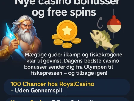 Nye casino bonusser og free spins d. maj 3, 2025