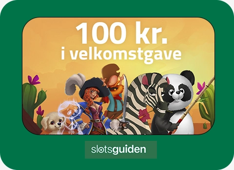 Få 100 kroner gratis uden indbetaling at spille for ved oprettelse hos Pip