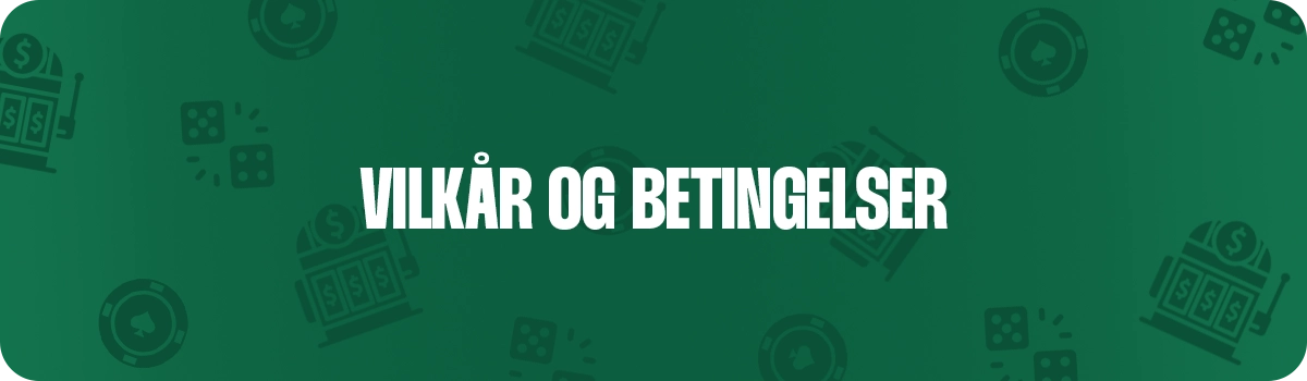 Vigtige vilkår og betingelser ved velkomstbonusser