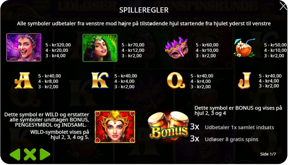 Wild-symboler, specialfunktioner og Free Spins