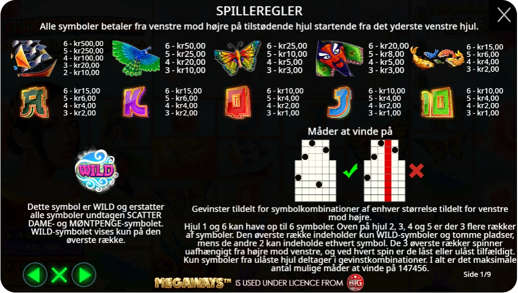 Wilds, Bonuses, og Free Spins