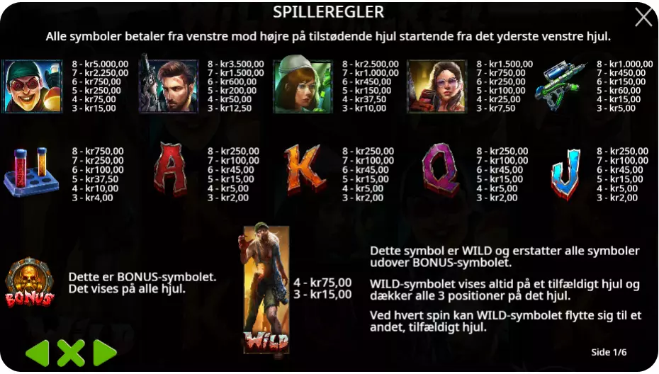 Wilds, bonusfunktioner og free spins