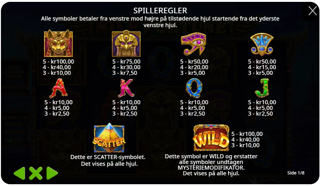 Wilds, bonusfunktioner og free spins