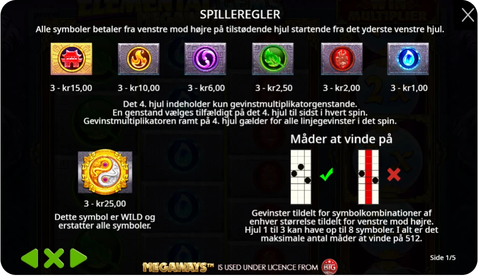 Wilds, bonusser og multiplikator – ingen free spins, men stadig spænding