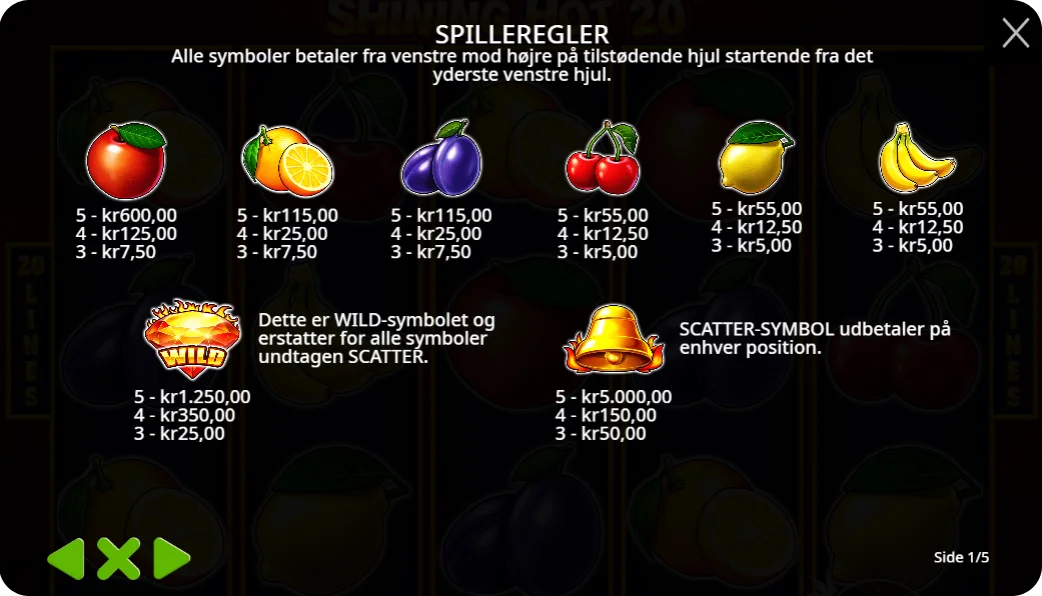Wilds og bonusfunktioner