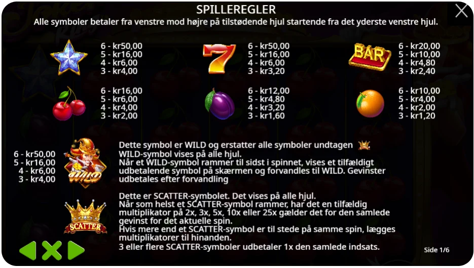Wilds og bonusser – Jokeren tager magten