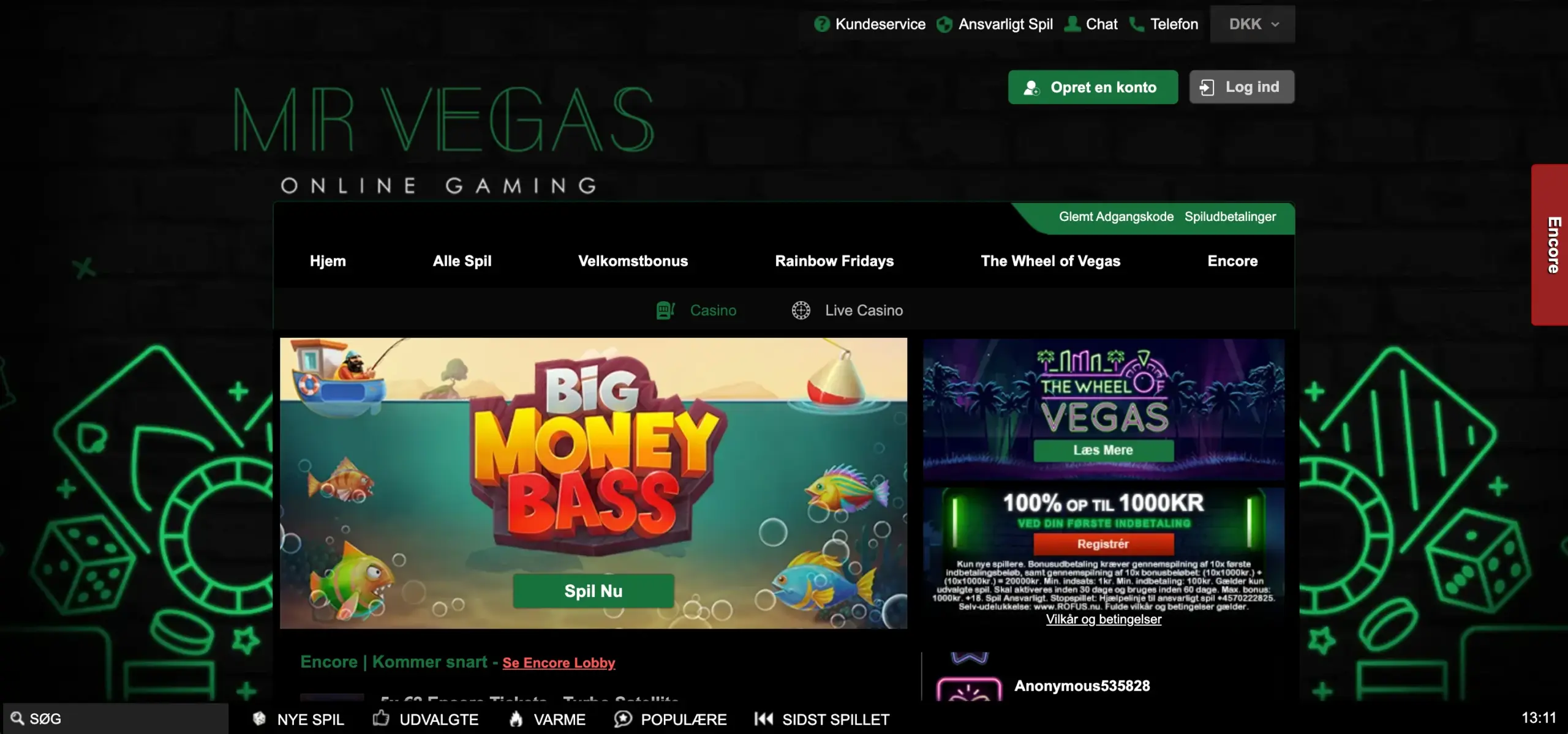 Mr Vegas Online Casino