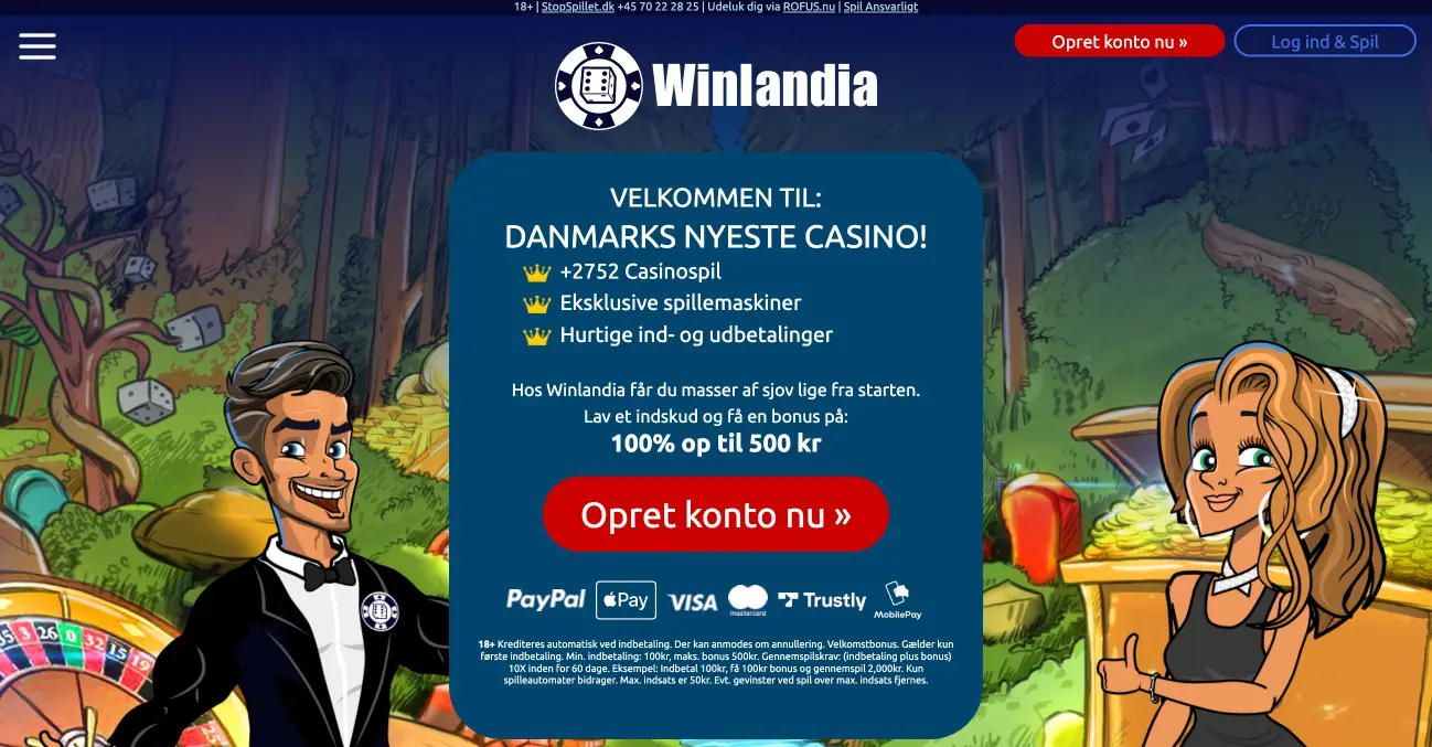 Winlandia casino velkomstbonus